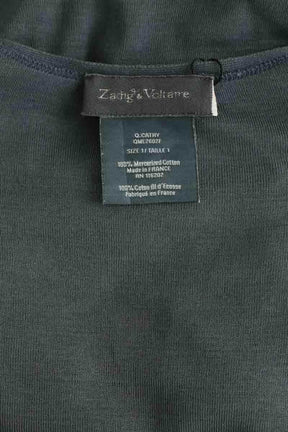 T-shirt Zadig & Voltaire Gris en Coton