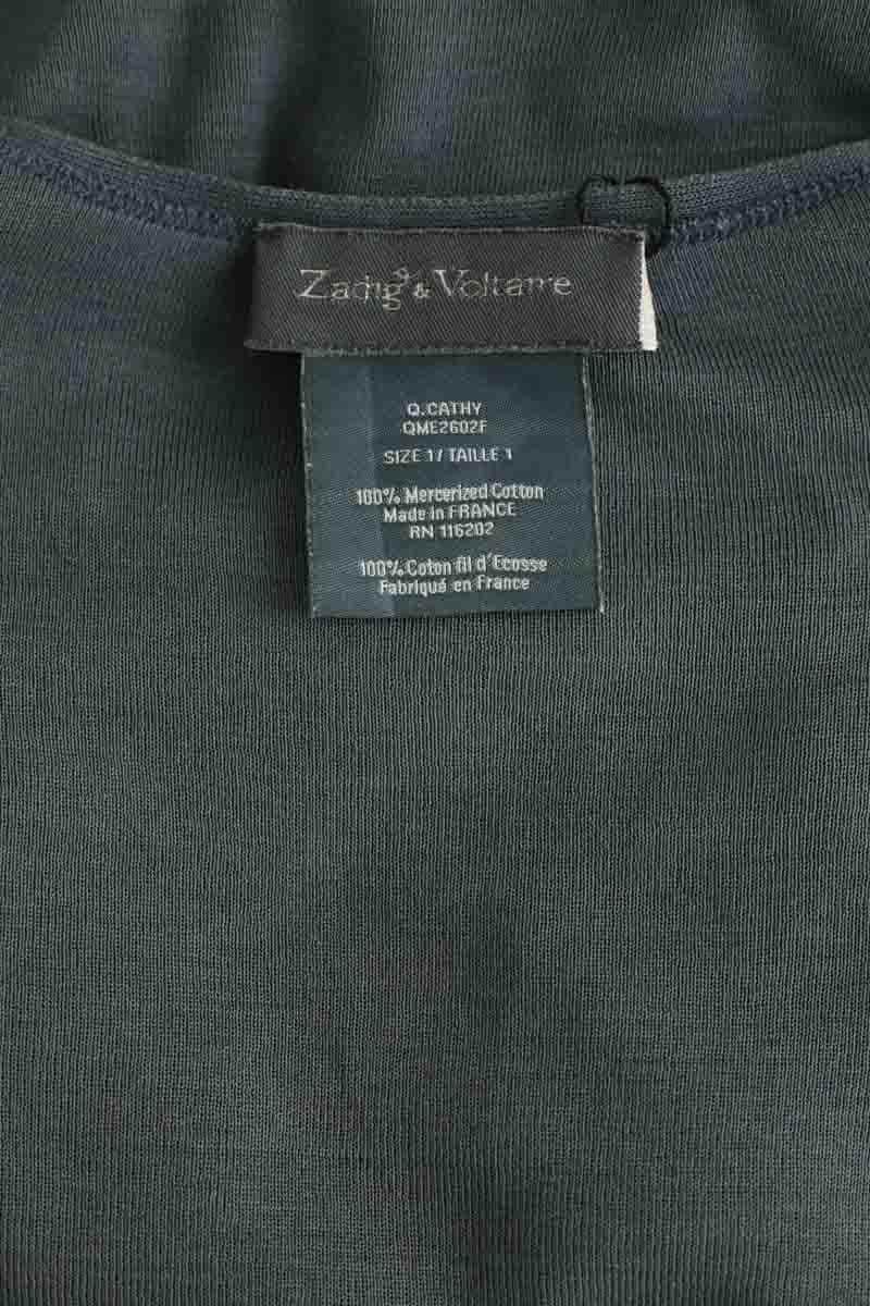 T-shirt Zadig & Voltaire Gris en Coton