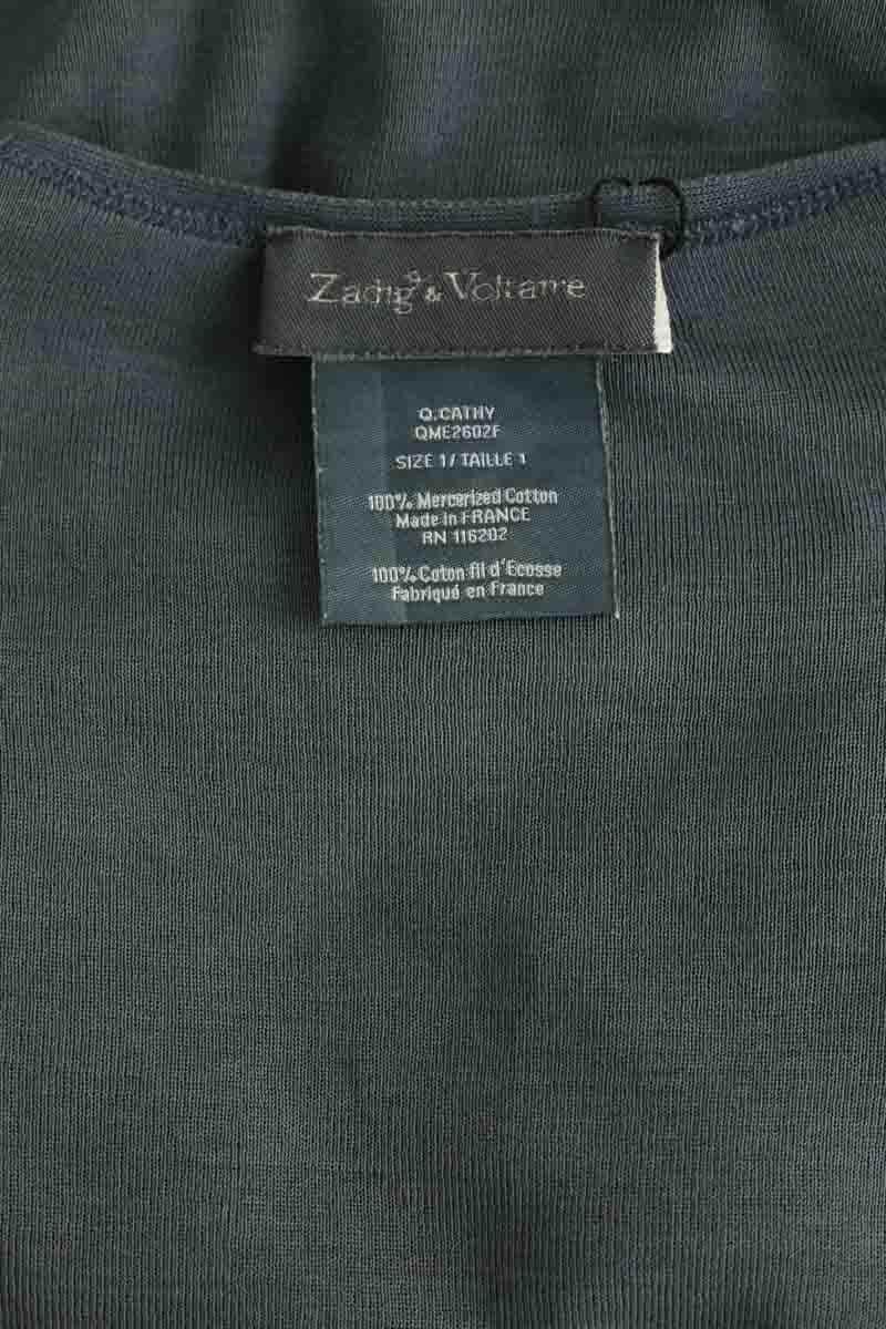 T-shirt Zadig & Voltaire Gris en Coton