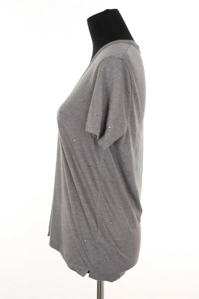 T-shirt Zadig & Voltaire Gris en Coton