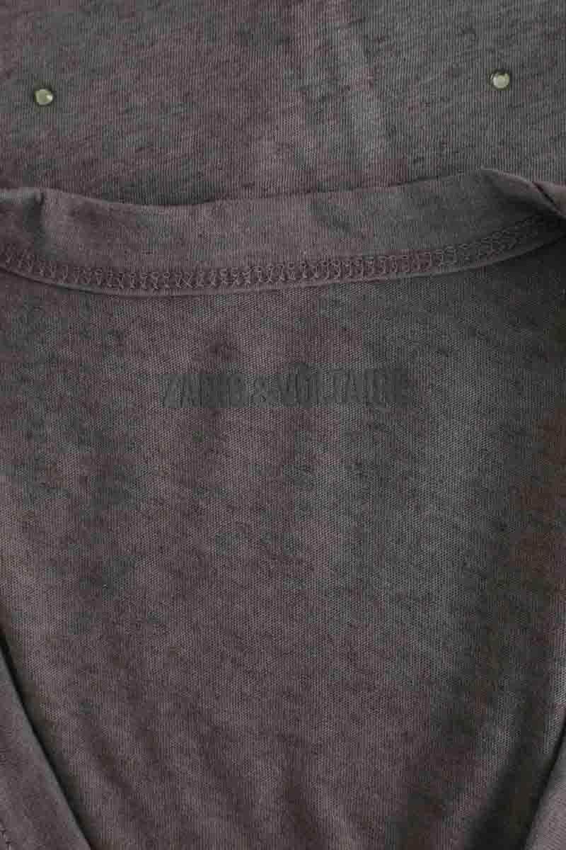 T-shirt Zadig & Voltaire Gris en Coton