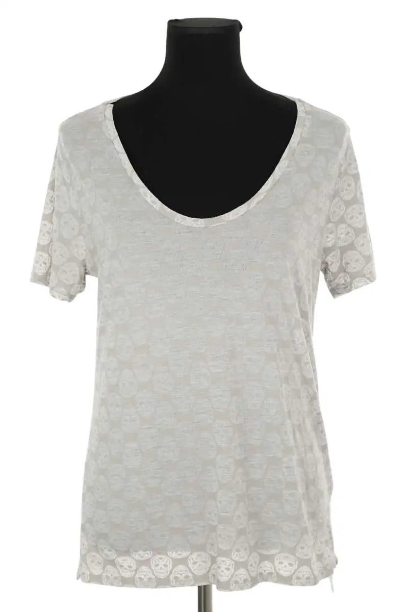T-shirt Zadig & Voltaire Gris en Polyester, taille S - Seconde Main