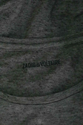 T-shirt Zadig & Voltaire Gris en Synthétique