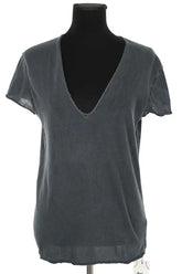 T-shirt Zadig & Voltaire Kaki en Coton, taille M - Seconde Main