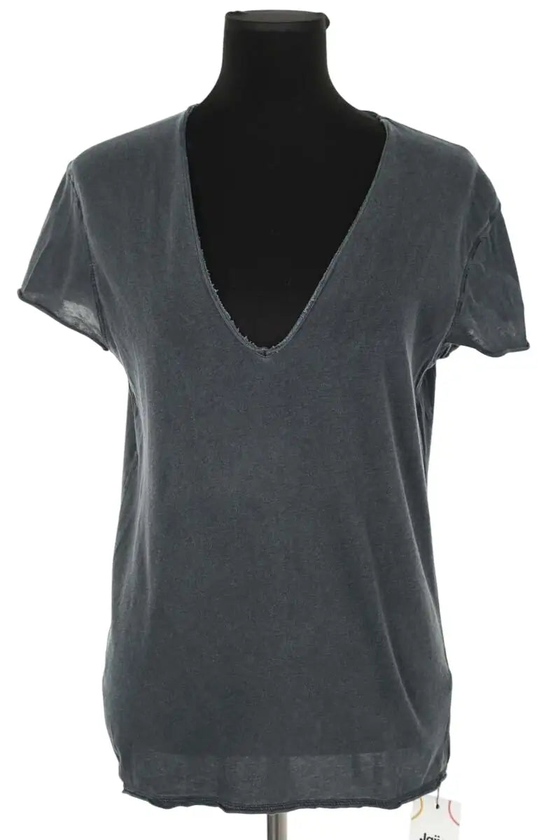 T-shirt Zadig & Voltaire Kaki en Coton, taille M - Seconde Main
