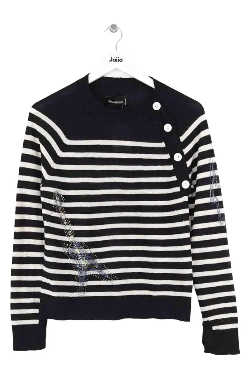 T-shirt Zadig & Voltaire Noir en Cachemire, taille XS - Seconde Main