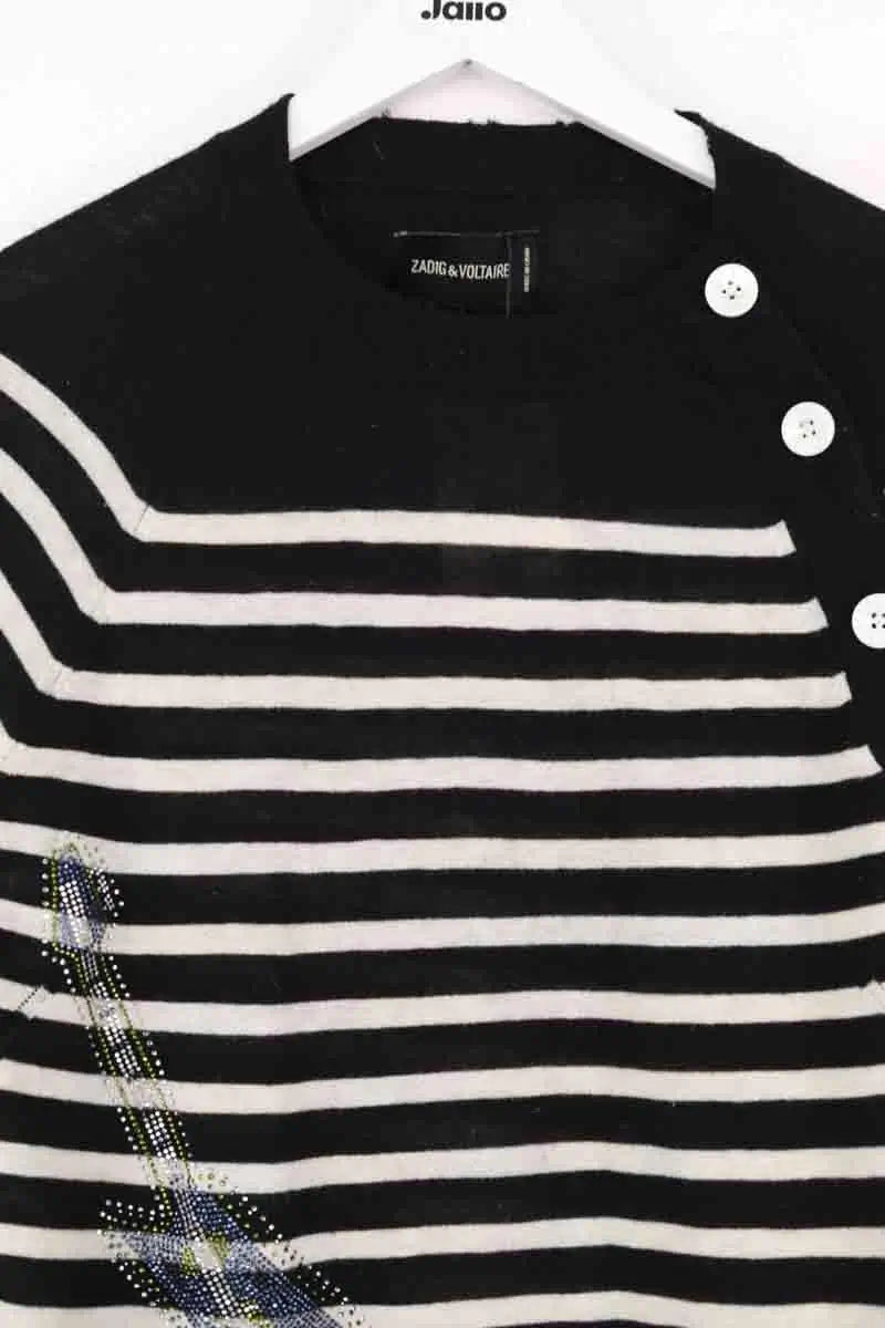 T-shirt Zadig & Voltaire Noir en Cachemire