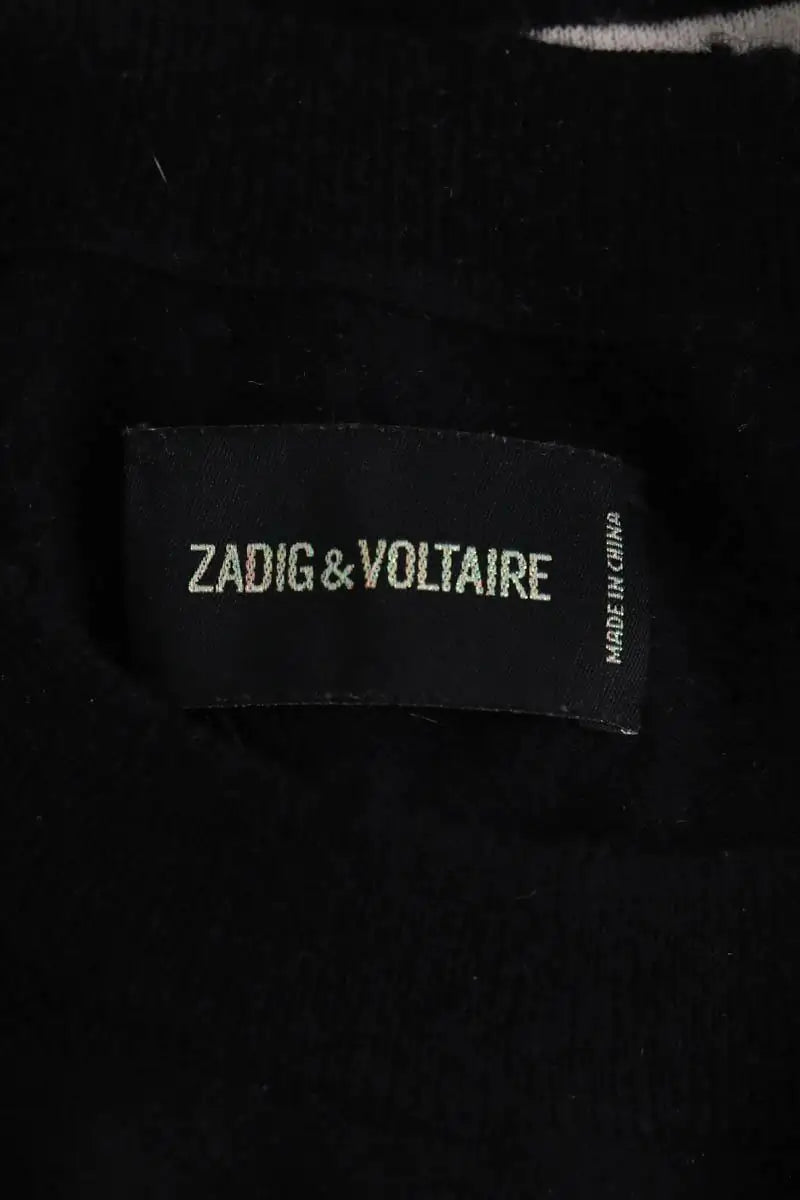 T-shirt Zadig & Voltaire Noir en Cachemire