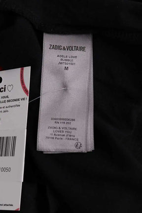 T-shirt Zadig & Voltaire Noir en Coton