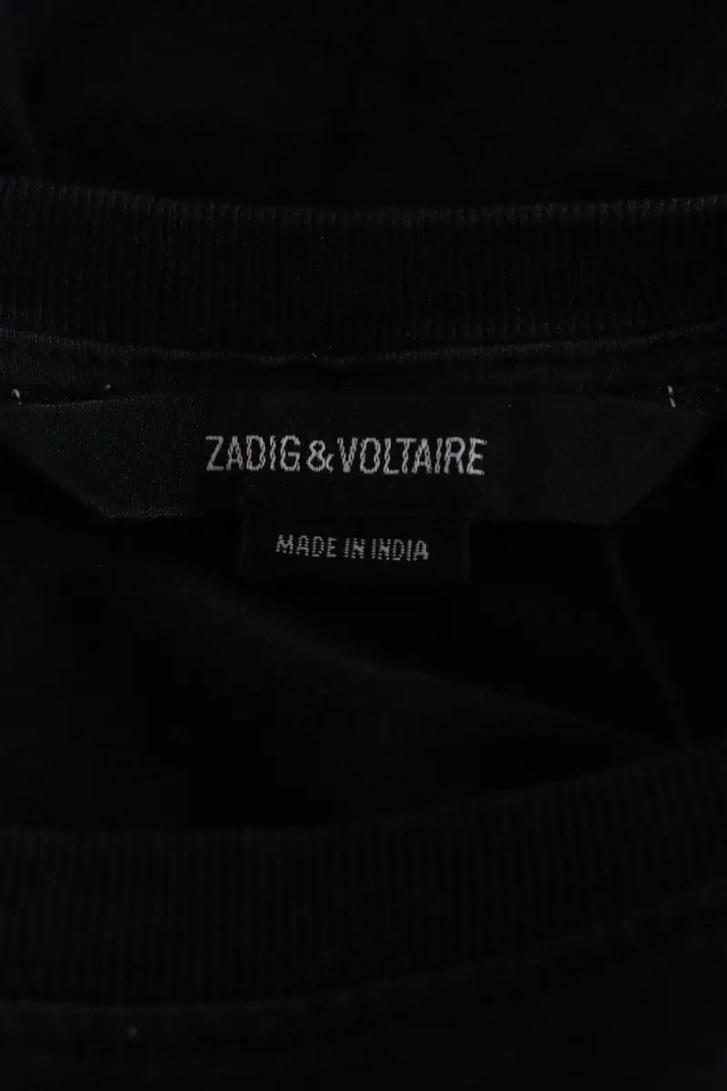 T-shirt Zadig & Voltaire Noir en Coton