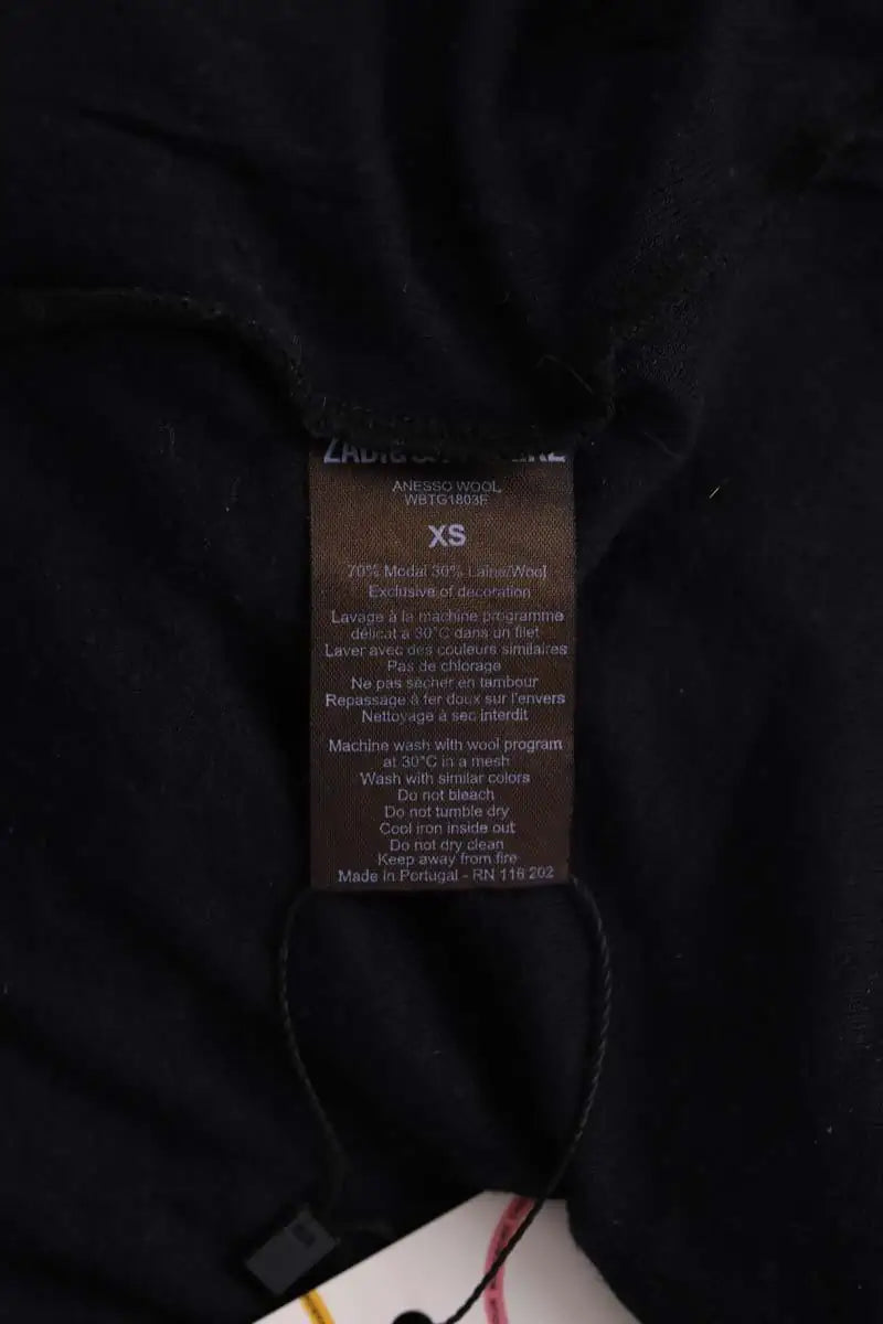 T-shirt Zadig & Voltaire Noir en Laine