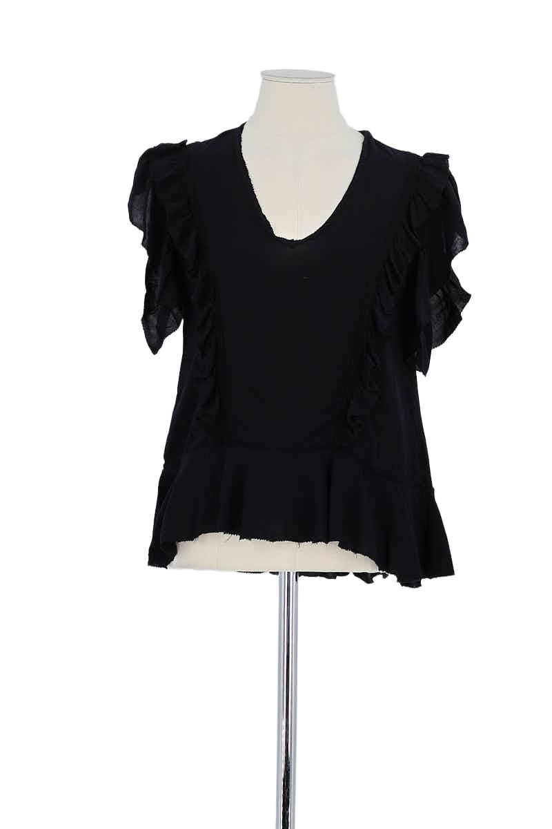T-shirt Zadig & Voltaire Noir en Viscose, taille XS - Seconde Main