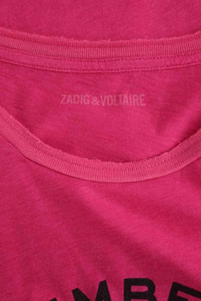 T-shirt Zadig & Voltaire Rose en Coton