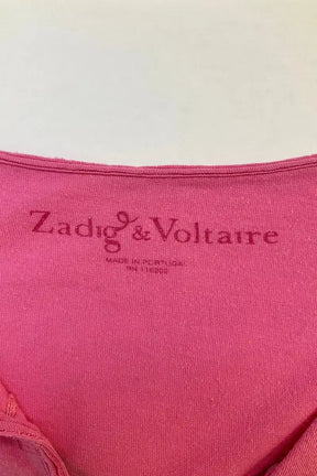 T-shirt Zadig & Voltaire Rose en Coton