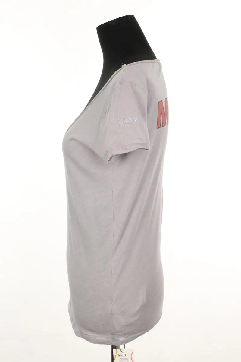 T-shirt Zadig & Voltaire Tarzan Gris en Coton