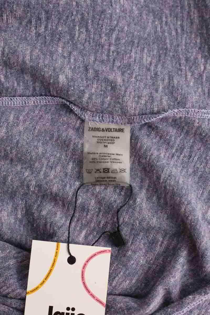 T-shirt Zadig & Voltaire Violet en Coton