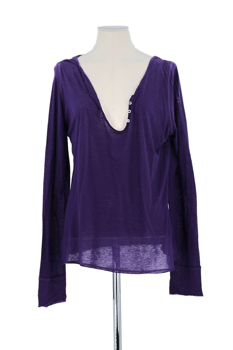 T-shirt Zadig & Voltaire Violet en Laine, taille L - Seconde Main