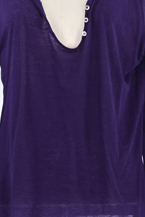 T-shirt Zadig & Voltaire Violet en Laine