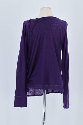 T-shirt Zadig & Voltaire Violet en Laine