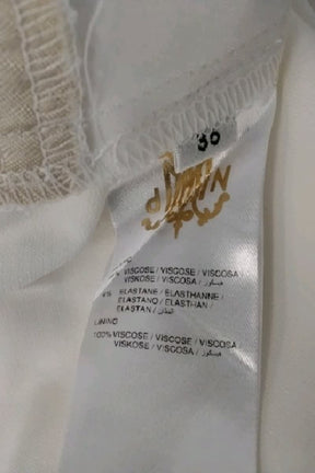 Pantalon droit DMN  Blanc
