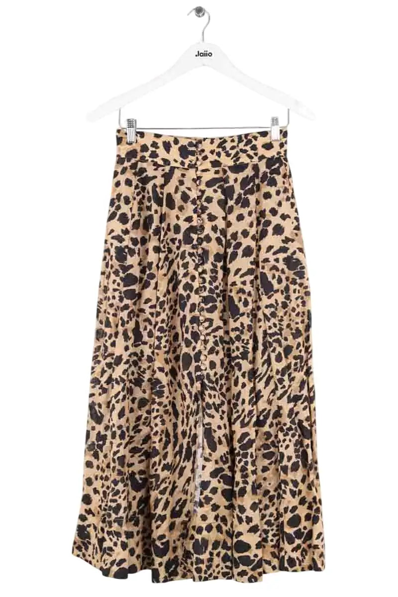 Jupe Zimmermann Beige en Lin, taille S - Seconde Main