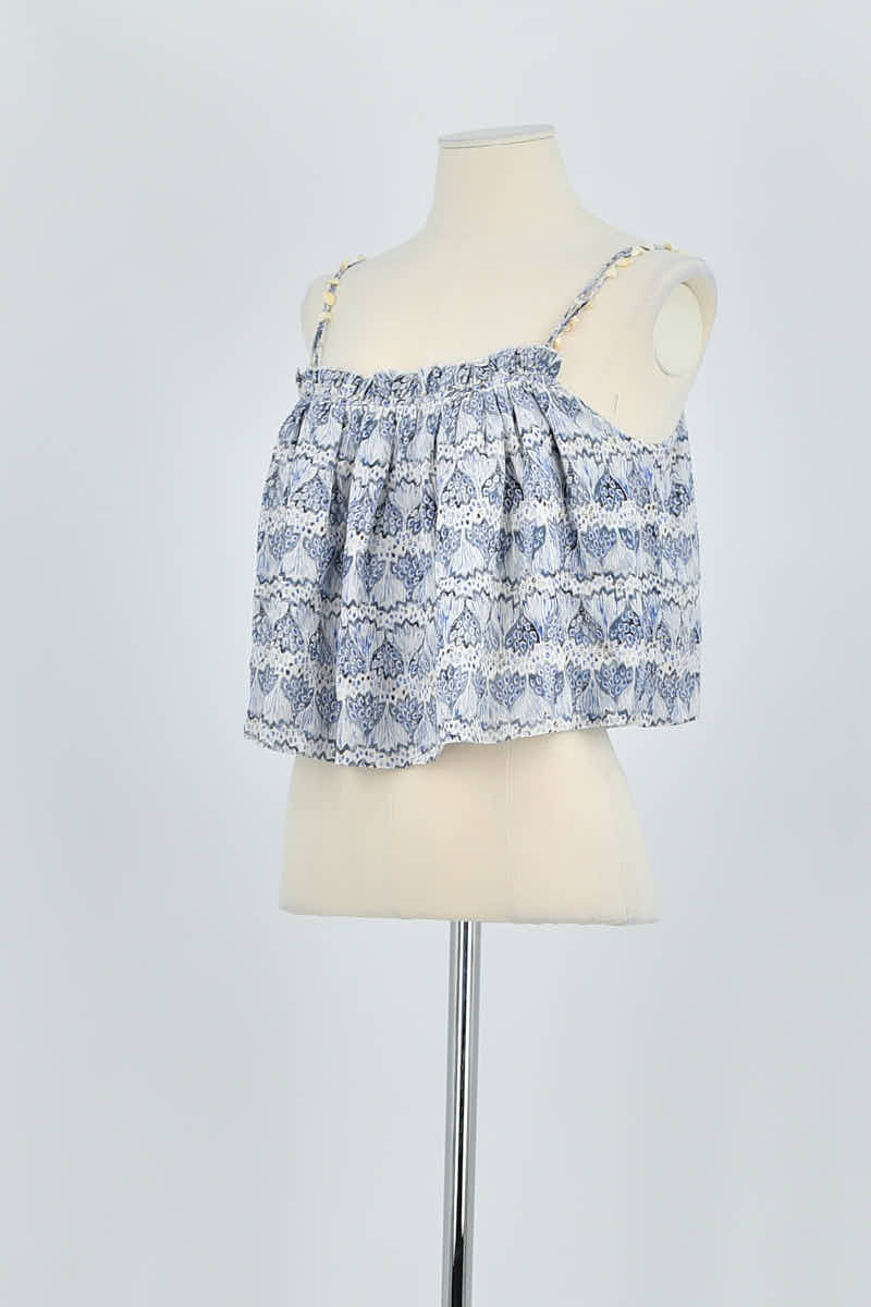 Top sans manche Antik Batik  Bleu