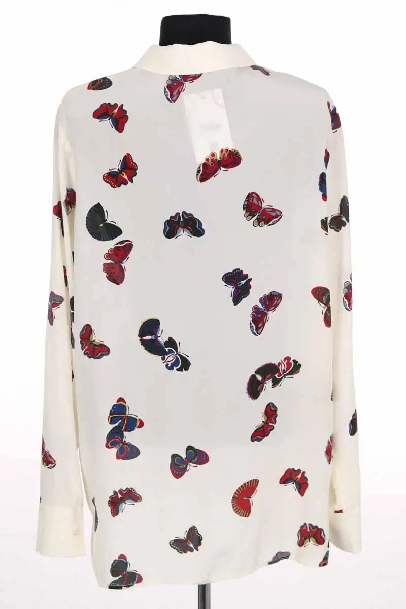 Chemise Eric Bompard Ecru en Soie