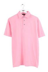 Polo Dunhill Rose en Coton, taille S - Seconde Main