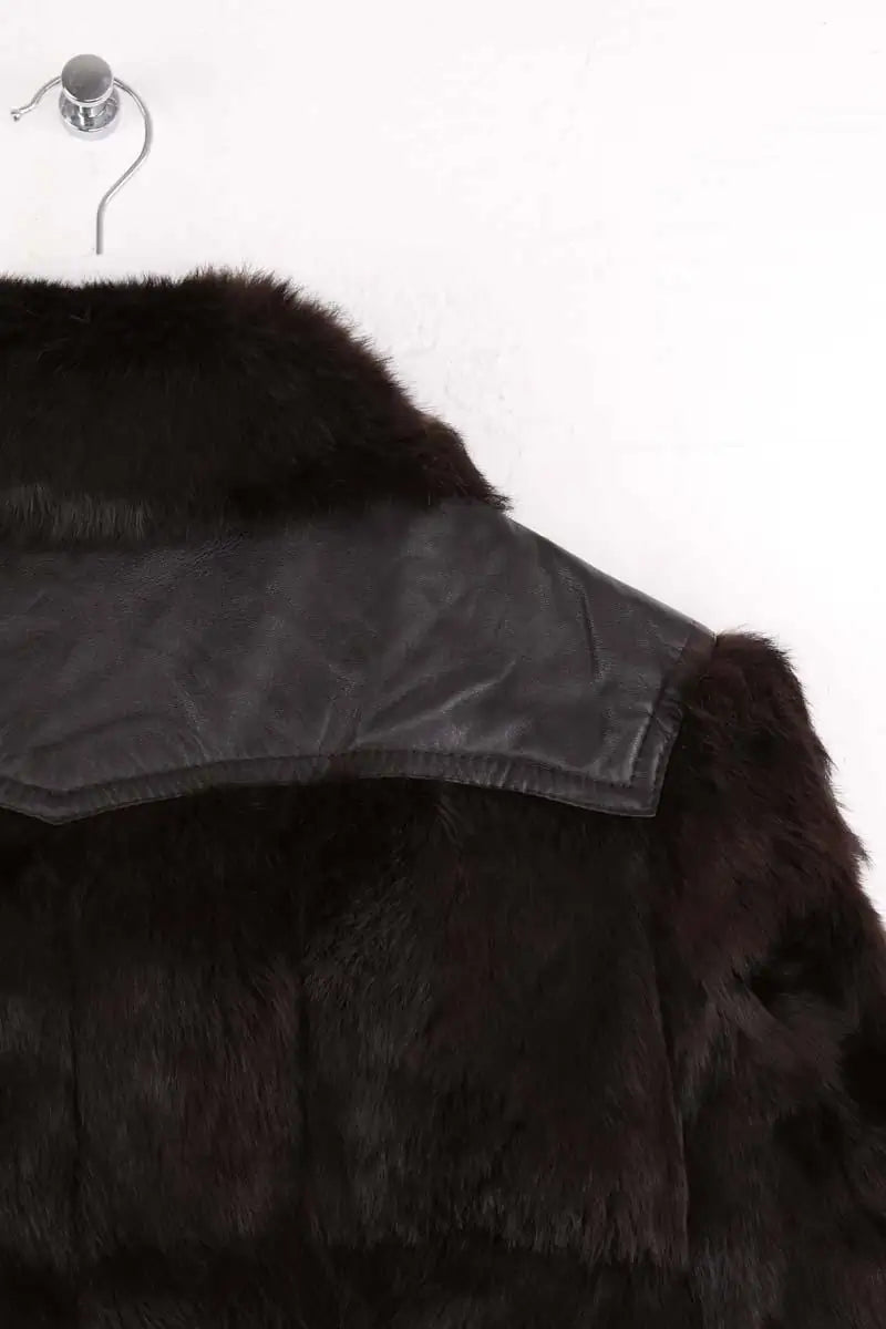 Blouson Marc Jacobs Marron en Fourrure