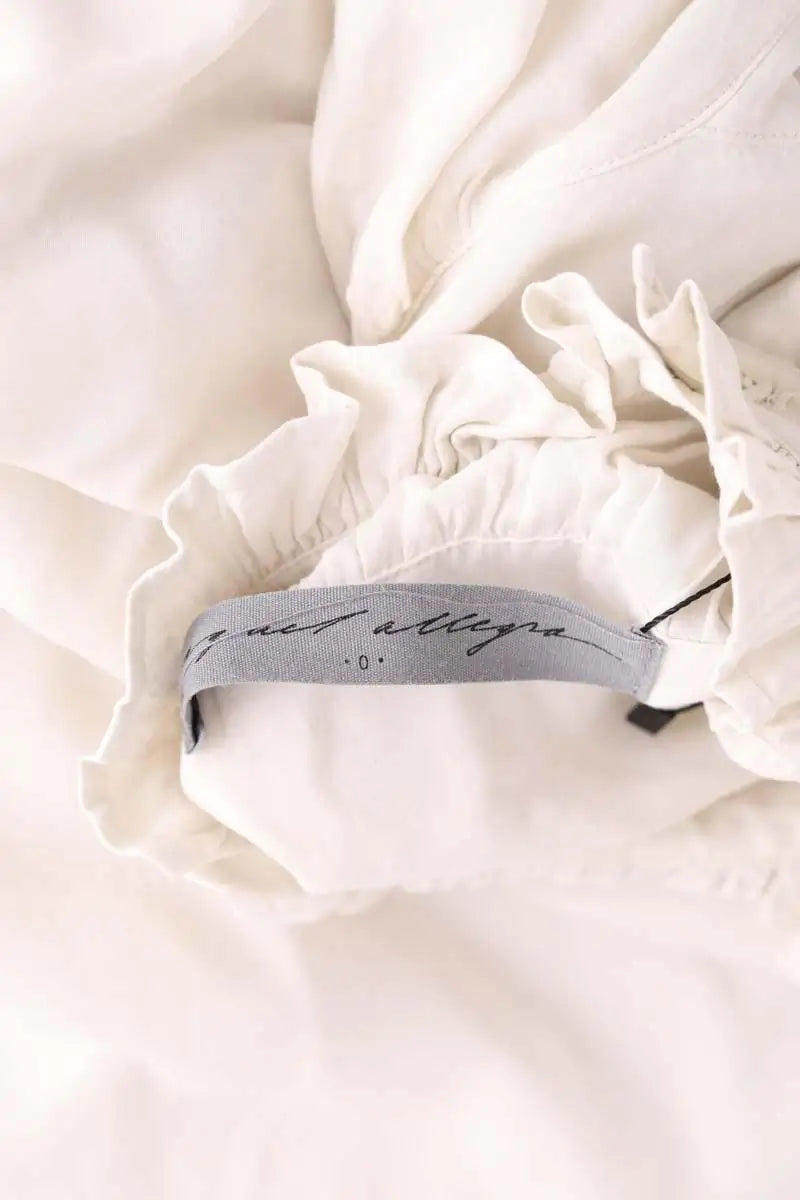 Blouse Raquel Allegra Blanc en Synthétique