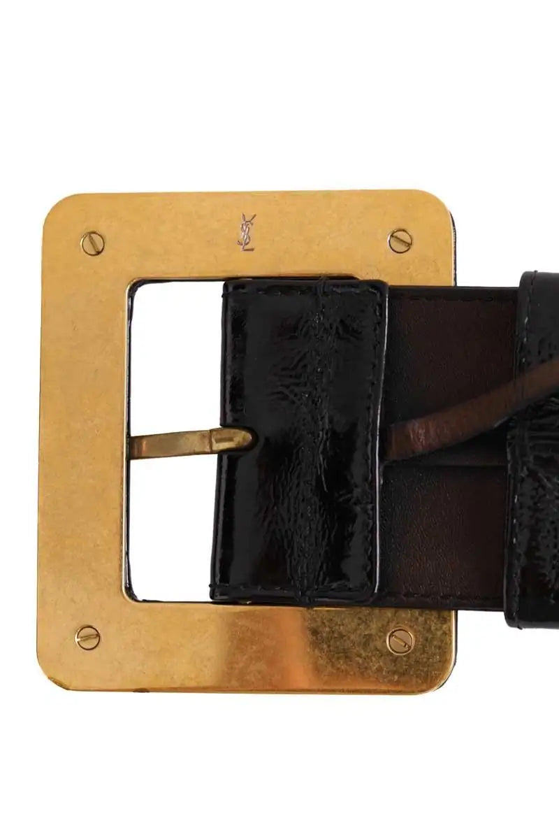 Ceinture en cuir Yves Saint Laurent Noir en Cuir