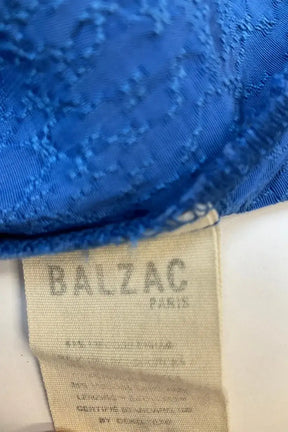 Robe Balzac Bleu en Synthétique