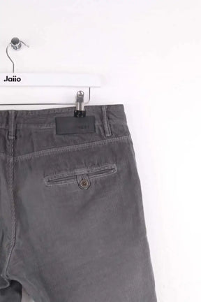 Pantalon droit Fendi Gris en Coton