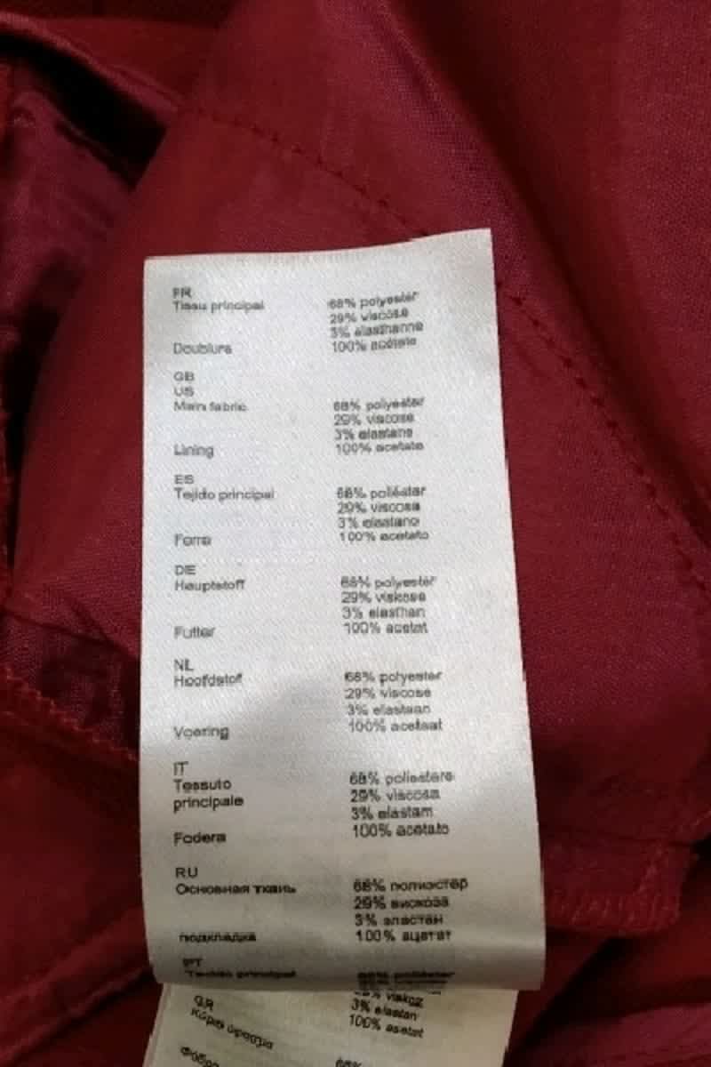 Pantalon slim Claudie Pierlot  Rouge