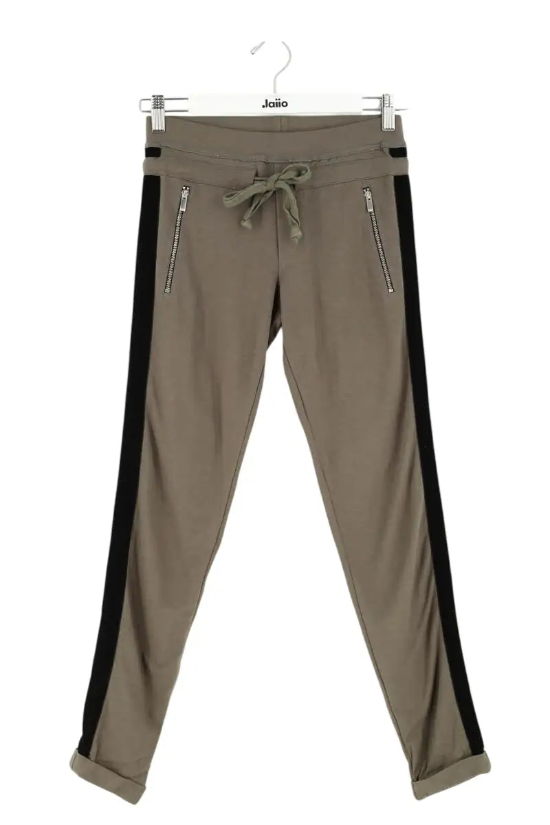 Pantalon slim The Kooples Kaki en Viscose, taille XXS - Seconde Main