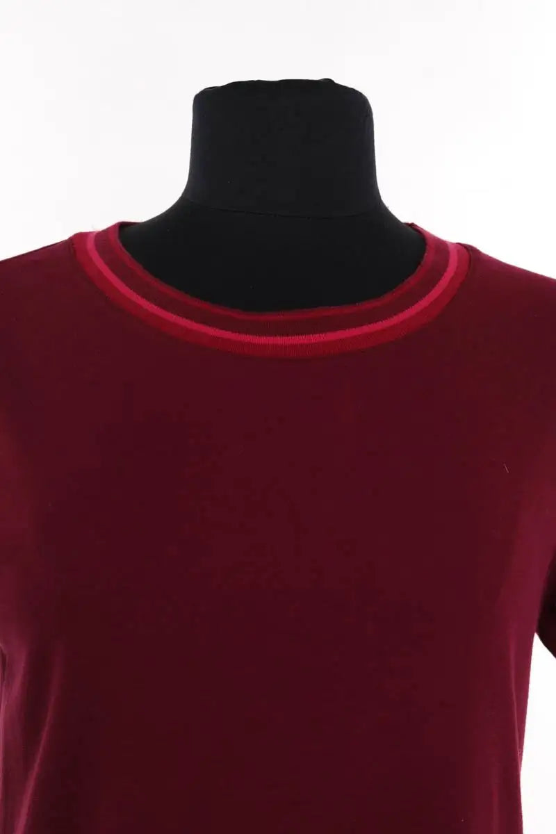 T-shirt Lacoste Bordeaux en Synthétique