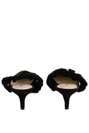 Talons Repetto Noir en Daim