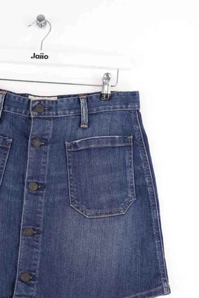 Mini jupe Ralph Lauren Bleu en Coton