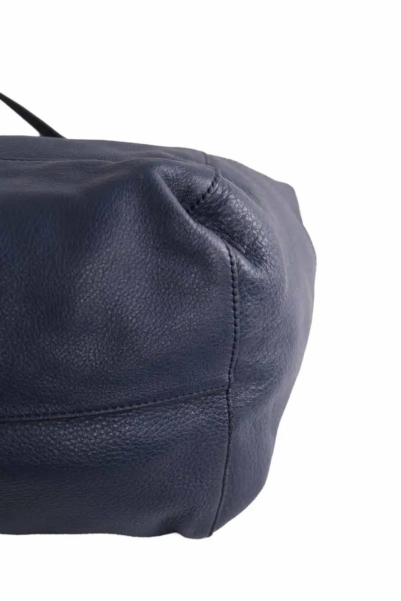 Sac porté épaule Michael Kors Bleu en Cuir