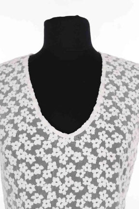 Blouse Maje Blanc en Synthétique