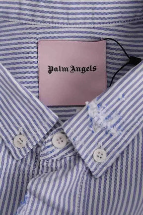 Chemise Palm Angels Bleu en Coton