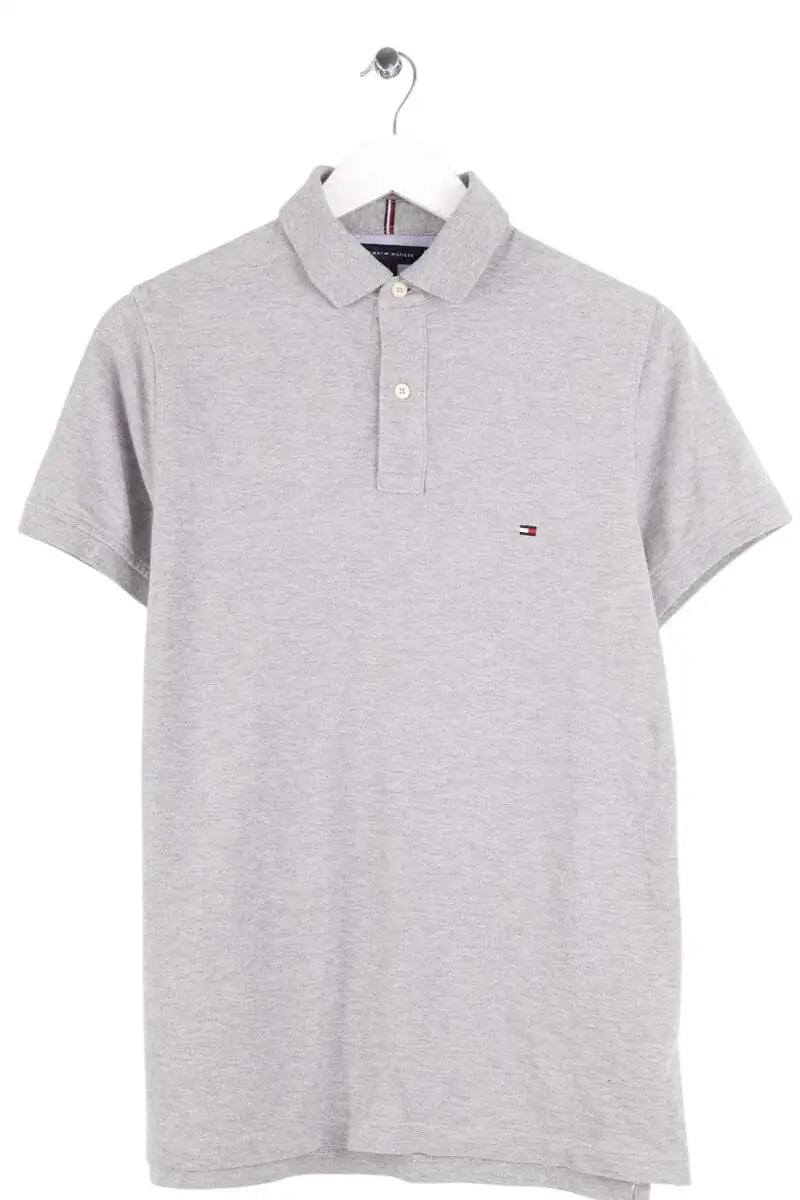 Polo Tommy Hilfiger Gris en Coton, taille S - Seconde Main