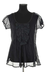 Top See By Chloé Noir en Coton, taille L - Seconde Main
