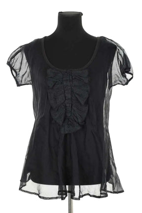 Top See By Chloé Noir en Coton, taille L - Seconde Main