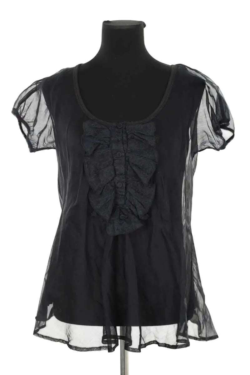 Top See By Chloé Noir en Coton, taille L - Seconde Main