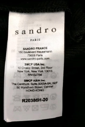 Robe Sandro  Noir