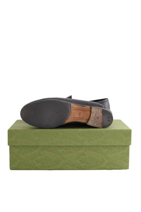 Mocassins Gucci Jordaan Noir en Cuir