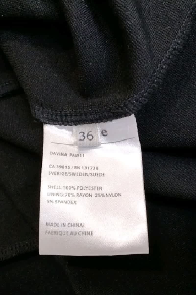 Maxi Acne Studios  Noir