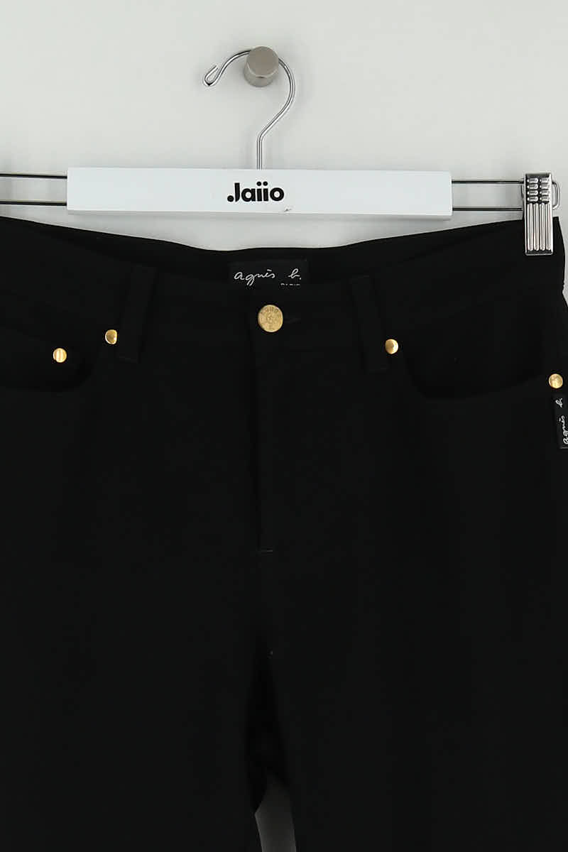 Pantalon droit Agnès B.  Noir