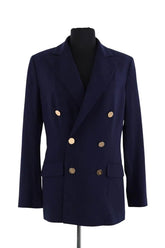 Blazer Ralph Lauren Bleu en Synthétique, taille S - Seconde Main